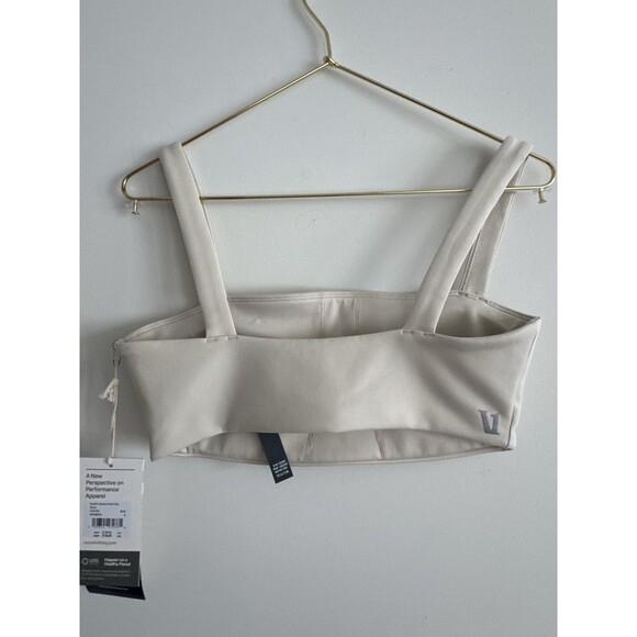 Vuori Evolve Square Neck Wireless Bralette Bone S V1Uplift Blended Fabric VW1081 - Picture 7 of 8